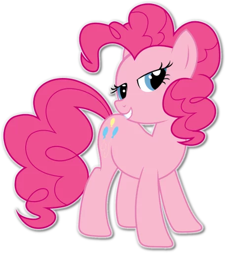 😚 Стикер «Pinkie Pie Division» для Telegram