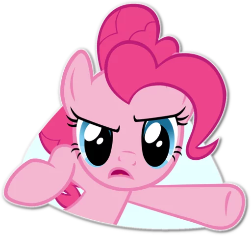 😤 Стикер «Pinkie Pie Division» для Telegram