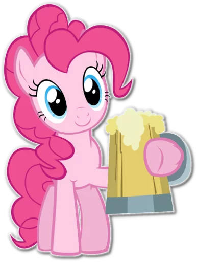 🍺 Стикер «Pinkie Pie Division» для Telegram