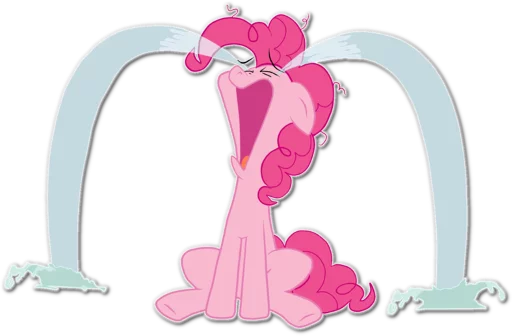 😭 Стикер «Pinkie Pie Division» для Telegram