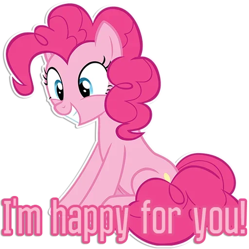 Стикерпак Pinkie Pink для Telegram