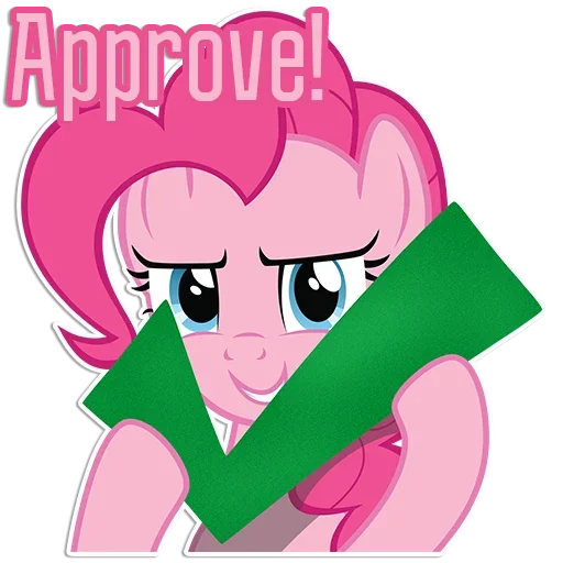 🤪 Стикер «Pinkie Pink» для Telegram