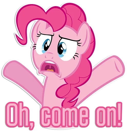 😚 Стикер «Pinkie Pink» для Telegram