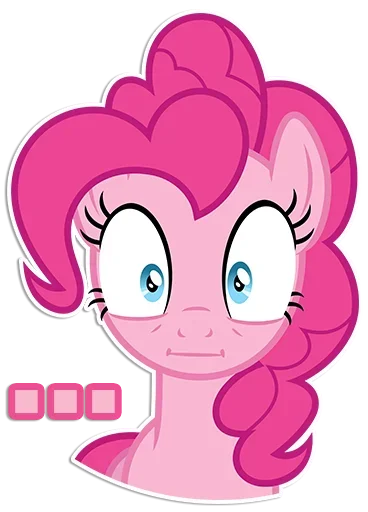 😚 Стикер «Pinkie Pink» для Telegram
