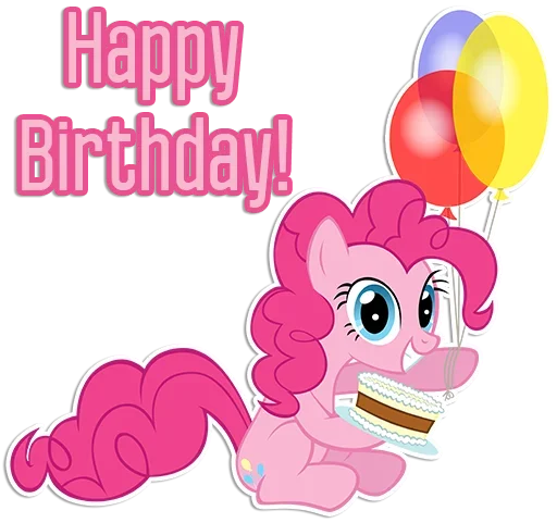 🤪 Стикер «Pinkie Pink» для Telegram