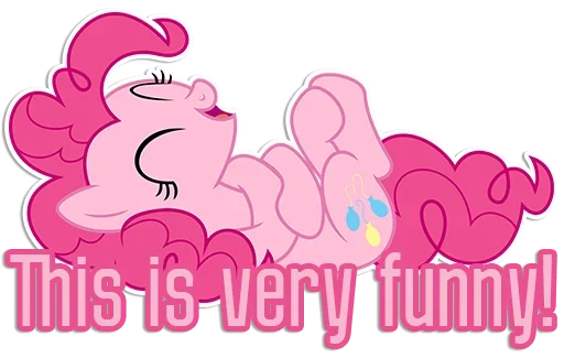 🧐 Стикер «Pinkie Pink» для Telegram