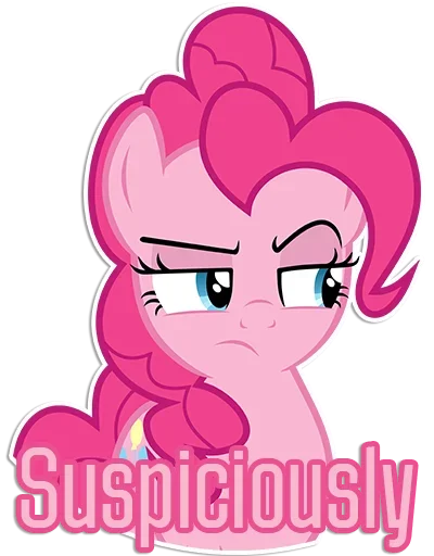 😫 Стикер «Pinkie Pink» для Telegram