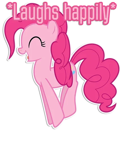 😋 Стикер «Pinkie Pink» для Telegram