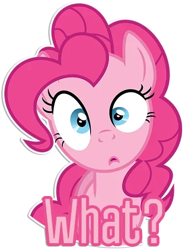 😗 Стикер «Pinkie Pink» для Telegram