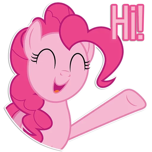 😙 Стикер «Pinkie Pink» для Telegram
