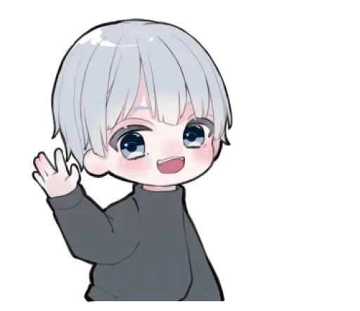 🌨 Стикер «Chan and Kun» для Telegram