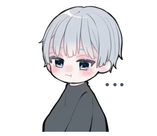 🌨 Стикер «Chan and Kun» для Telegram