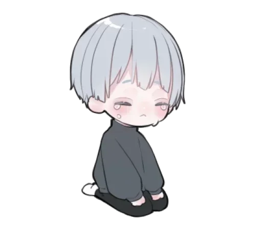 🌨 Стикер «Chan and Kun» для Telegram
