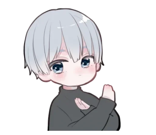 🌨 Стикер «Chan and Kun» для Telegram