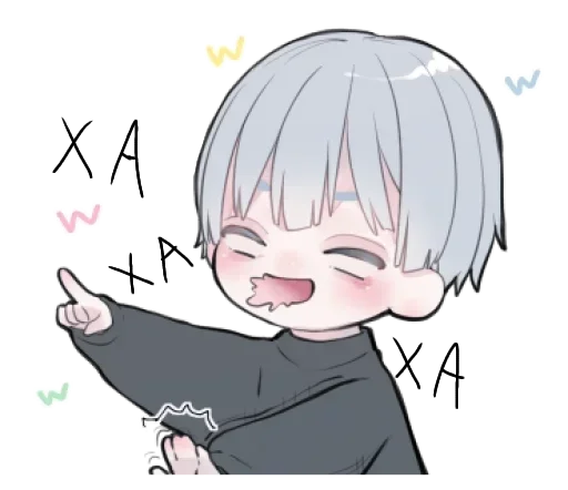 🌨 Стикер «Chan and Kun» для Telegram
