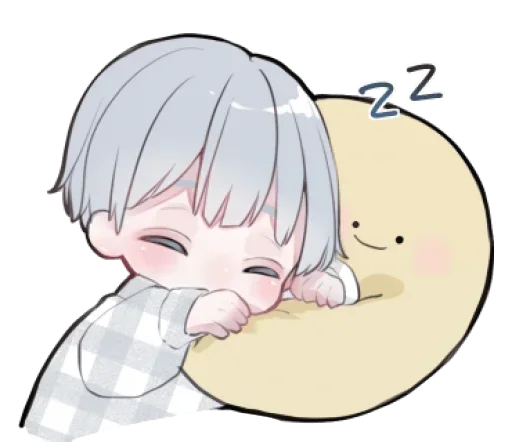 🌨 Стикер «Chan and Kun» для Telegram