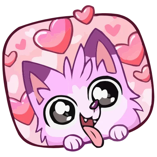 🥰 Стикер «Розовый Минт» для Telegram