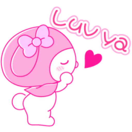 👍 Стикер «Pink My Melody» для Telegram