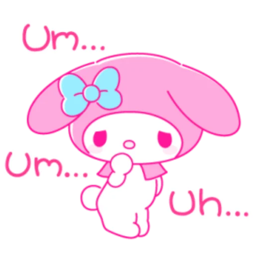 👍 Стикер «Pink My Melody» для Telegram