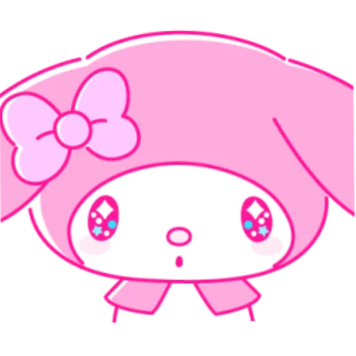 🔳 Стикер «Pink My Melody» для Telegram
