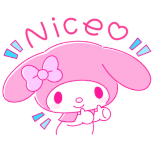 👍 Стикер «Pink My Melody» для Telegram