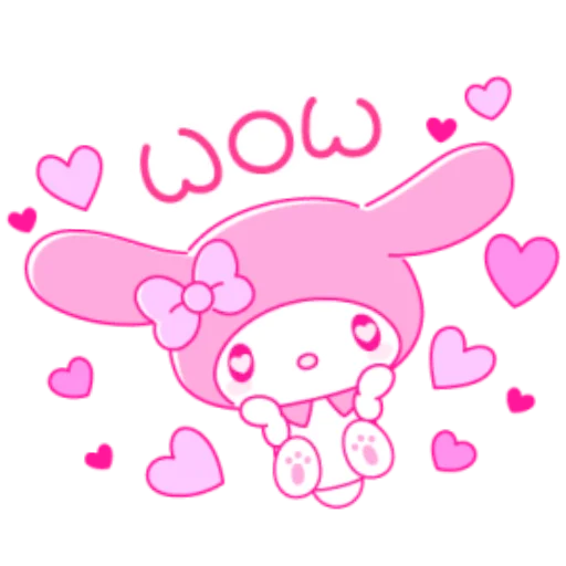 👍 Стикер «Pink My Melody» для Telegram