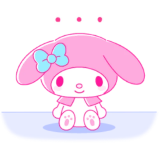 🔳 Стикер «Pink My Melody» для Telegram