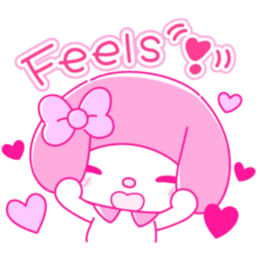 👍 Стикер «Pink My Melody» для Telegram