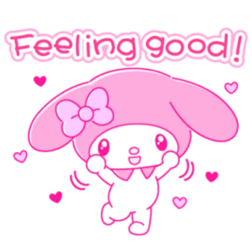 🖼 Стикер «Pink My Melody» для Telegram