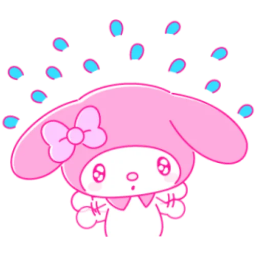 🔳 Стикер «Pink My Melody» для Telegram