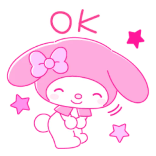 👍 Стикер «Pink My Melody» для Telegram