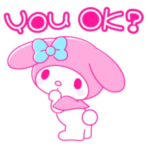 🖼 Стикер «Pink My Melody» для Telegram