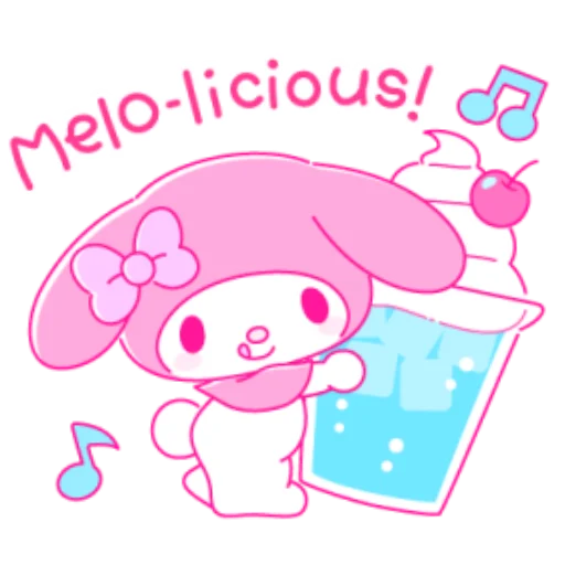🖼 Стикер «Pink My Melody» для Telegram