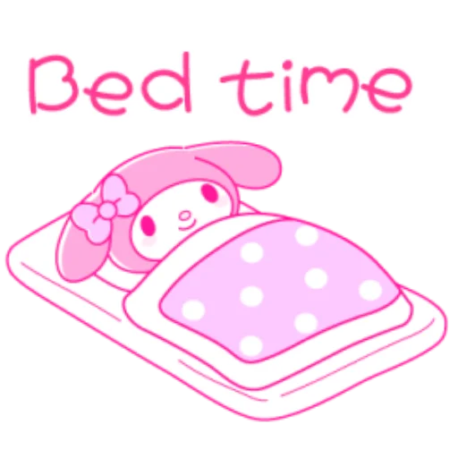 🔳 Стикер «Pink My Melody» для Telegram