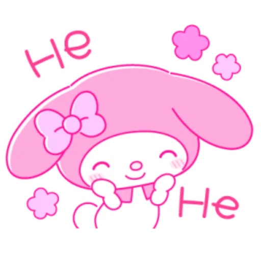 👍 Стикер «Pink My Melody» для Telegram