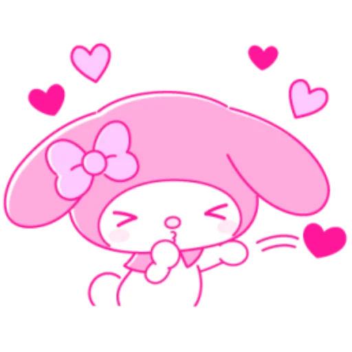 👍 Стикер «Pink My Melody» для Telegram
