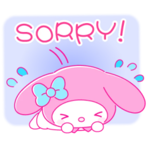 🔳 Стикер «Pink My Melody» для Telegram
