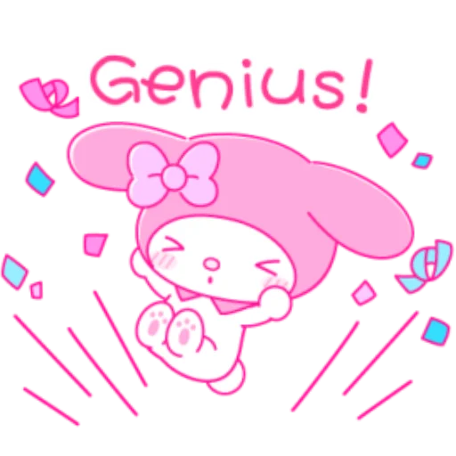 🖼 Стикер «Pink My Melody» для Telegram