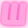 🌺 Эмодзи «Розовый неон» для Telegram