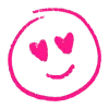 Стикер 2 Pink - розовый набор