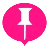 Стикер 29 Pink - розовый набор