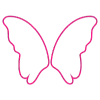 Стикер 21 Pink - розовый набор