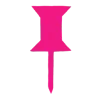 Стикер 32 Pink - розовый набор