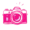Стикер 43 Pink - розовый набор