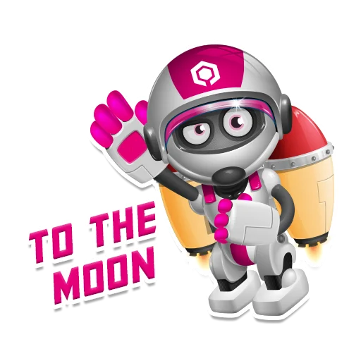 🚀 Стикер «Pinknode» для Telegram
