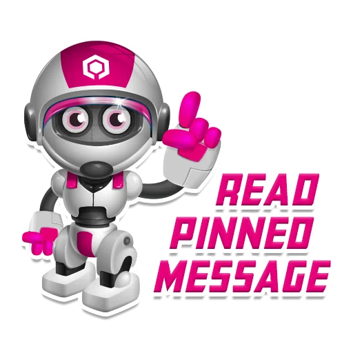📌 Стикер «Pinknode» для Telegram