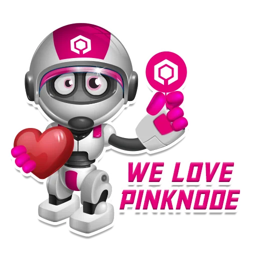 🥰 Стикер «Pinknode» для Telegram