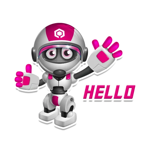 Стикерпак Pinknode для Telegram