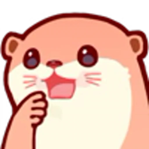 ‼️ Эмодзи «Pink Otter» для Telegram