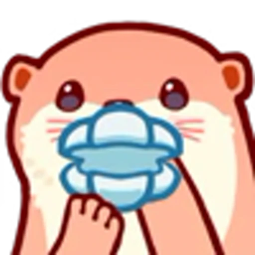 💳 Эмодзи «Pink Otter» для Telegram